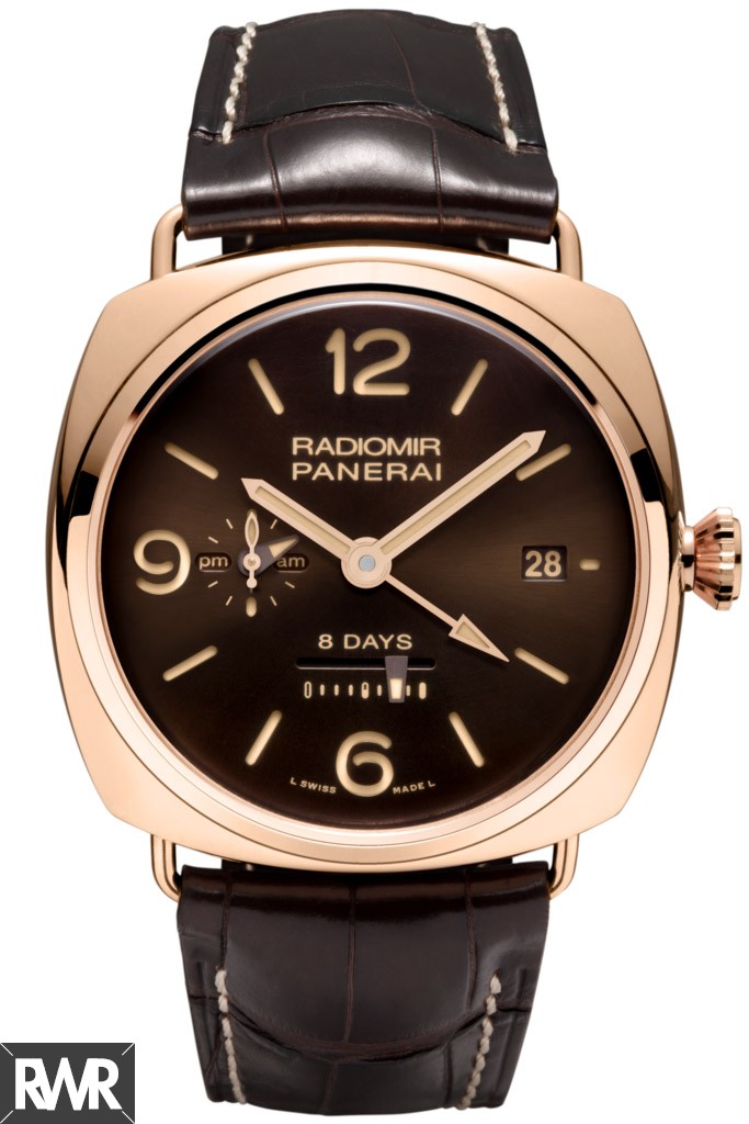 panerai Radiomir 8 Days GMT Oro Rosso PAM00395 imitation watch