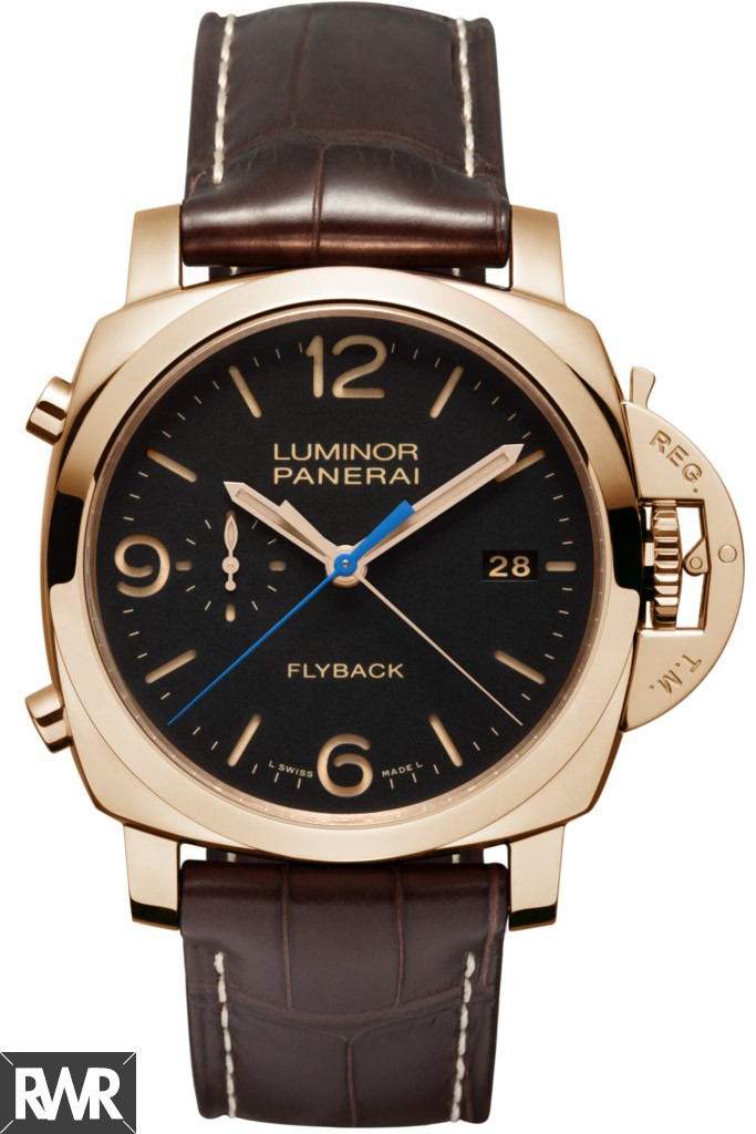 panerai Luminor 1950 3 Days Chrono Flyback Automatic Oro Rosso PAM00525 imitation watch