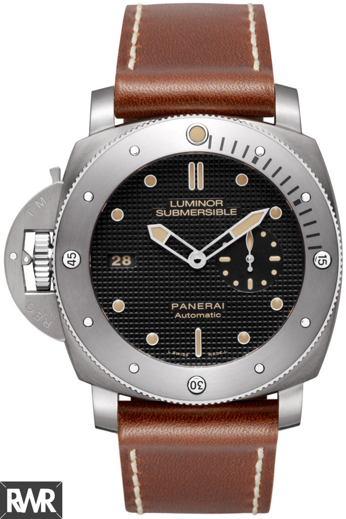 panerai Luminor Submersible 1950 Left-Handed 3 Days Automatic Titanio PAM00569 imitation watch