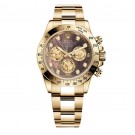 Rolex Cosmograph Daytona dark mother of pearl Dial 18kt Yellow Gold Mens Watch  Fake