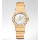 fake Omega Constellation Brushed Chronometer Watches 123.55.27.20.05.001
