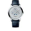 fake Vacheron Constantin Patrimony perpetual calendar Collection Excellence Platine Reference 43175/000P-B190