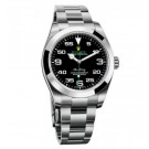 Replica Rolex Air King Black Dial Stainless Steel 116900BKAO