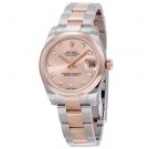 imitation Rolex Datejust Pink Dial Automatic Stainless Steel and 18kt Rose Gold 178241PDO