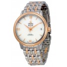 imitation Omega De Ville Automatic Mother of Pearl Dial Stainless Steel and 18kt Rose Gold 424.20.33.20.05.002