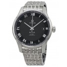 imitation Omega De Ville Co-Axial Chronometer Black Dial Stainless Steel 431.10.41.21.01.001