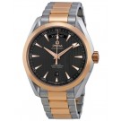 imitation Omega Aqua Terra Brown Dial Steel and 18kt Rose Gold Automatic 231.20.42.22.06.001