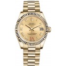 Replica Rolex Datejust 31mm 18 ct yellow gold Oyster 178278