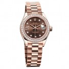 Replica Rolex Oyster Perpetual Lady-Datejust 28 Everose gold 279135 RBR�83345