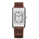 fake Jaeger-LeCoultre 3848422 Reverso Classic Large Duoface Small Seconds Stainless Steel/Silver/Fagliano