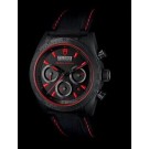 Replica Tudor Fastrider Black Shield Red Index Leather Strap 42000CR 