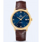 fake Omega De Ville Co-Axial 39.5MM Gold Mens Watch 424.53.40.20.03.001