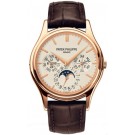 AAA grade Patek Philippe Grand Complications Silver Dial 18kt Rose Gold 5140R-011 Replica