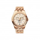 Best Patek Philippe Complications Cream Dial 18K Rose Gold 5146/1R-001 Replica Watch sale