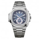 Patek Philippe Nautilus Blue Dial Stainless Steel Mens Watch 5980/1A-001 Replica