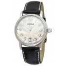 Replica Montblanc Star Large Black Calf Stainless Steel Mens Watch 7249