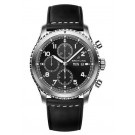 Breitling Navitimer 8 Chronograph Black Dial Leather Strap Watch fake