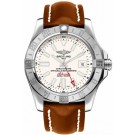 fake Breitling Avenger II GMT Automatic Silver Dial Men's Watch