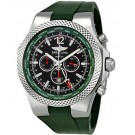 Fake Breitling Bentley GMT Green Dial Chronograph Mens Watch A47362S4-B919