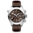 Replica IWC Pilot Brown Dial Automatic Men's Chronograph Watch IW371808