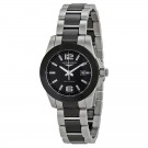 Longines Conquest White Dial Black Ceramic and Stainless Steel Watch L3.257.4.56.7 Replica