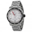 Longines Admiral GMT Silver Dial Stainless Steel Mens Watch L3.668.4.76.6 Replica