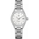 Replica TAG Heuer Carrera Automatic Date 28mm Womens Diamond Pearl Watch WAR2415.BA0776