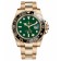 Replica Rolex GMT Master II Yellow Gold Green Dial watch 116718 G