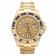 Replica Rolex GMT Master II Yellow Gold Pave diamond dial watch 116758 SAPAVE