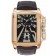 Chopard Dual Time Zone Black Dial Rose Gold Leather Men's imitation Watch 162286-5001