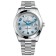 Replica Rolex Day-Date II Blue Dial Platinum Case Automatic Mens Watch