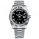 Replica Rolex Day-Date II President White Gold Fluted Bezel Black Dial