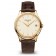 Best Patek Philippe Calatrava Ivory Dial 18kt Yellow Gold Brown Leather -001 5227J-001 Replica Watch sale