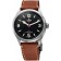 Replica Tudor Heritage Ranger Automatic Black Dial Brown Leather 79910-leather