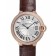 Fake Cartier Ballon Bleu de Cartier 40mm Pink Gold Diamond Watch WE902055