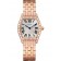 fake Cartier Tortue Silvered Flinque Dial Ladies Watch