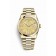 fake Rolex Day-Date 36 18 ct yellow gold 118208 Champagne-colour mother-of-pearl Jubilee design set diamonds Dial Watch