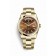fake Rolex Day-Date 36 18 ct yellow gold 118208 Cognac Dial Watch