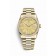 fake Rolex Day-Date 36 18 ct yellow gold 118348 Champagne-colour mother-of-pearl Jubilee design set diamonds Dial Watch