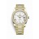 fake Rolex Day-Date 40 18 ct yellow gold 228348RBR White Dial Watch