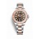 fake Rolex Yacht-Master 37 Everose Rolesor Oystersteel 18 ct Everose gold 268621 Chocolate Dial Watch