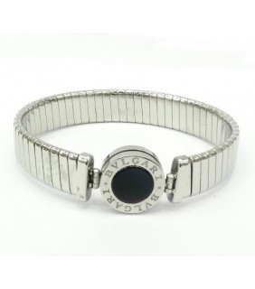 Bulgari-Bvlgari Necklace in 18kt White Gold with Black Onyx and 