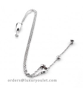 Cartier Goblet Charm Necklace in 18K White Gold