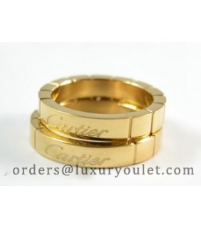 Cartier Lanieres Wedding Ring in 18K Yellow Gold