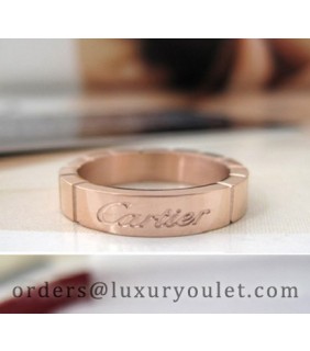 Cartier Lanieres Wedding Ring in 18K Pink Gold