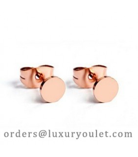 Cartier Fastener Stud Earrings in 18kt Pink Gold