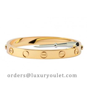 Cartier Yellow Gold LOVE Bracelet for Men+Free Screwdriver (REF: B6035516)