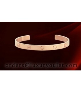 Cartier Cuff LOVE Bracelet in 18kt Pink Gold