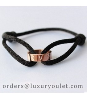 Cartier LOVE Cord Bracelet in 18k Pink Gold