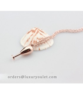 Cartier Goblet Charm Necklace in 18K Pink Gold